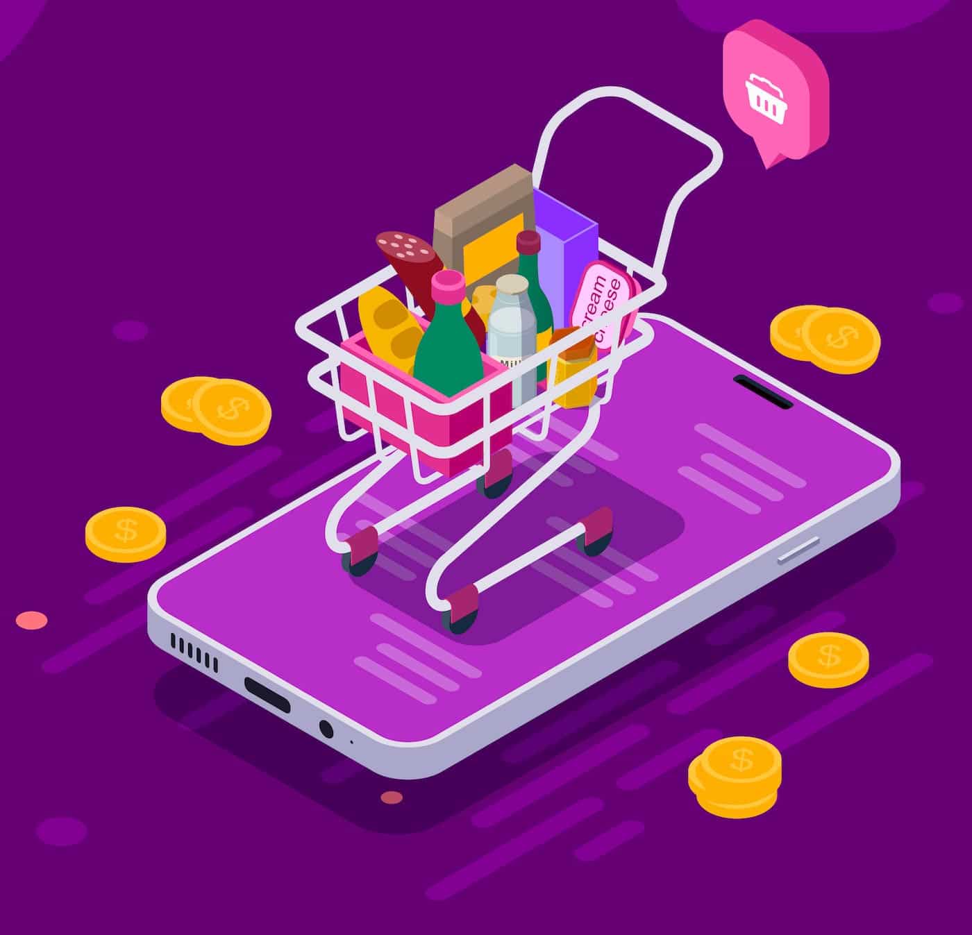 e-commerce per mobile