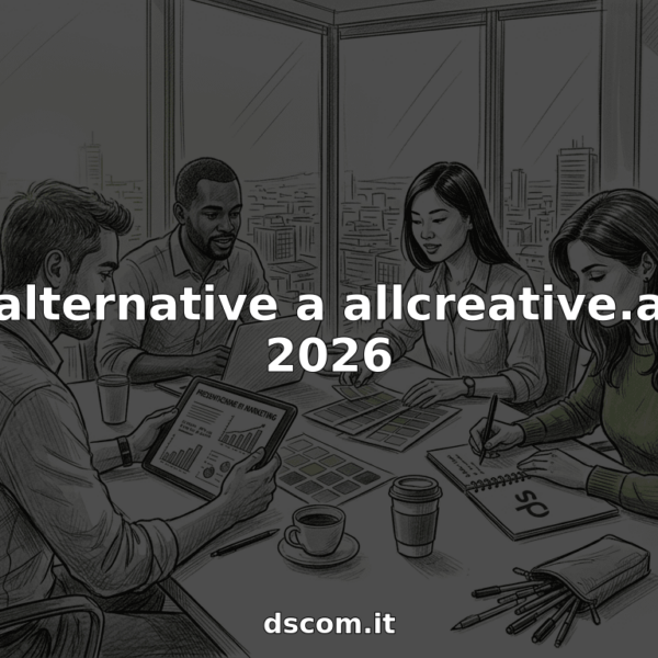 Riunione del team creativo in un luminoso ufficio d’angolo